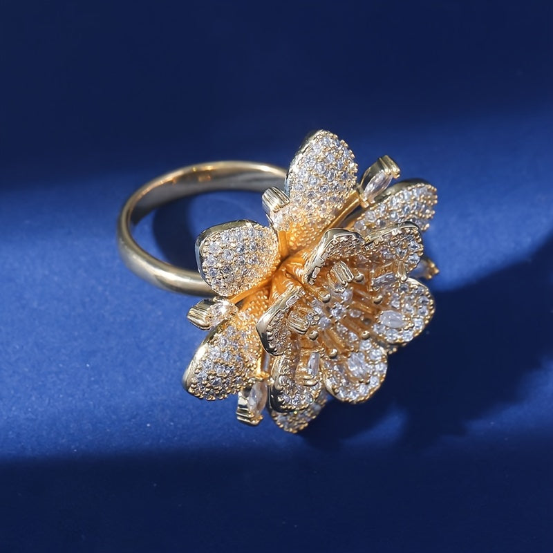 Dewdrop Blossom Ring