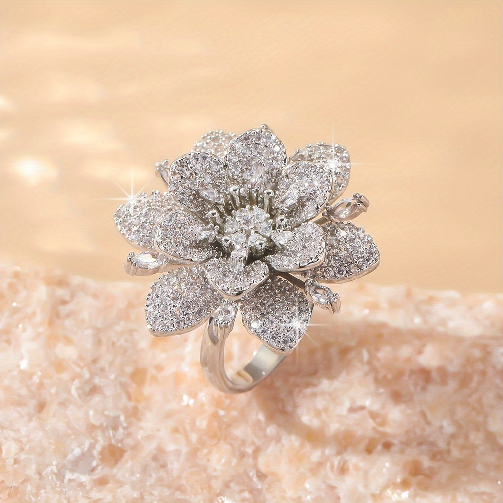 Dewdrop Blossom Ring