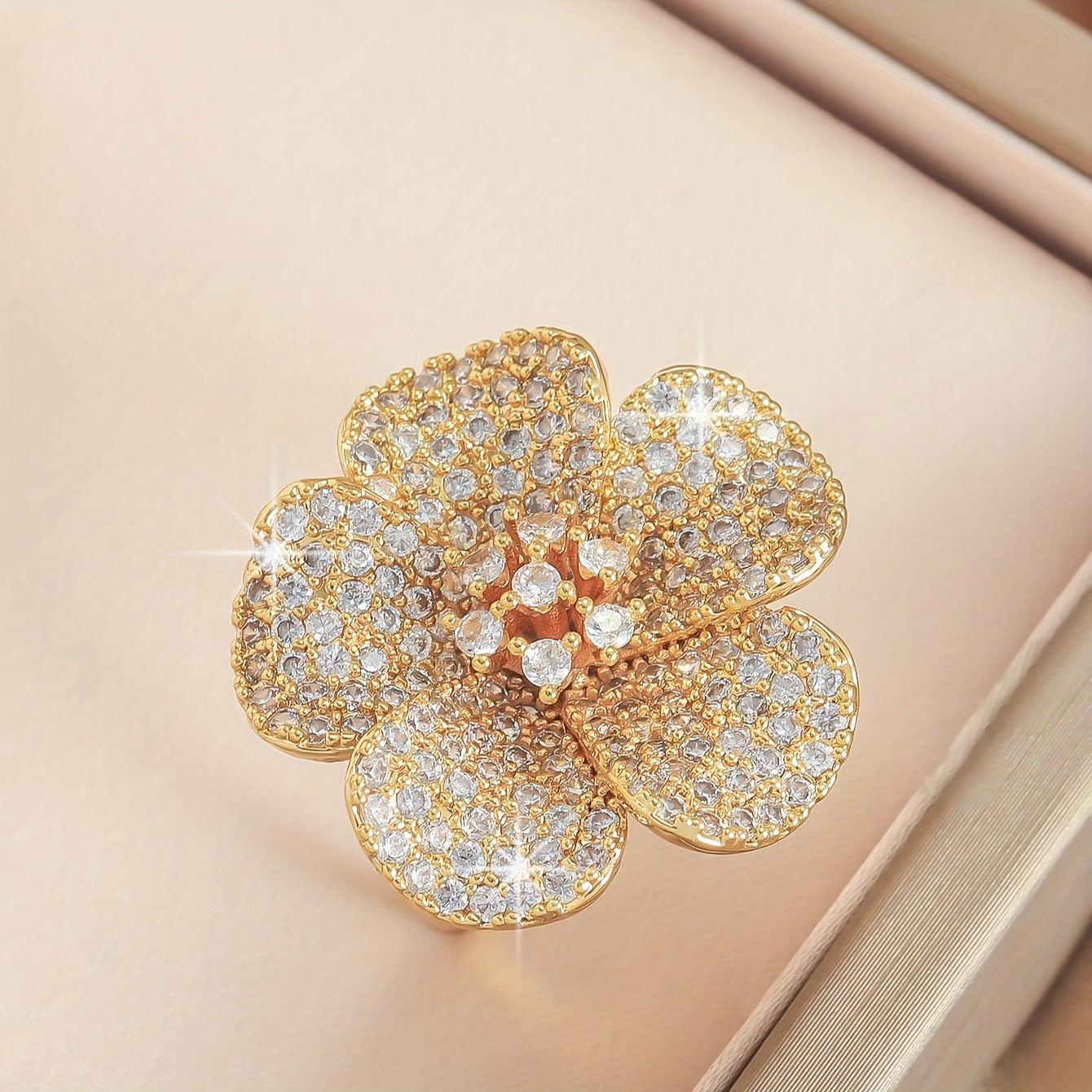 Dewdrop Blossom Ring