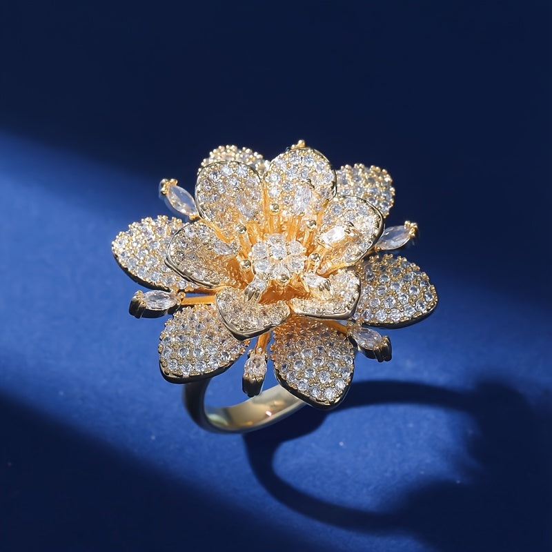 Dewdrop Blossom Ring